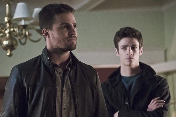 Fotoğraf Stephen Amell, Grant Gustin