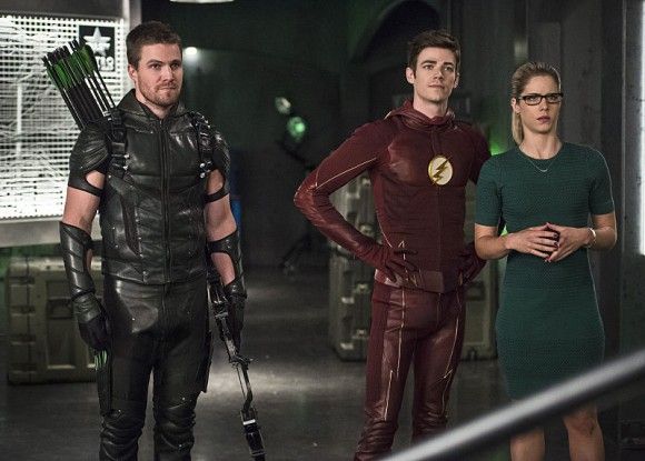 The Flash (2014) : Fotoğraf Emily Bett Rickards, Stephen Amell, Grant Gustin