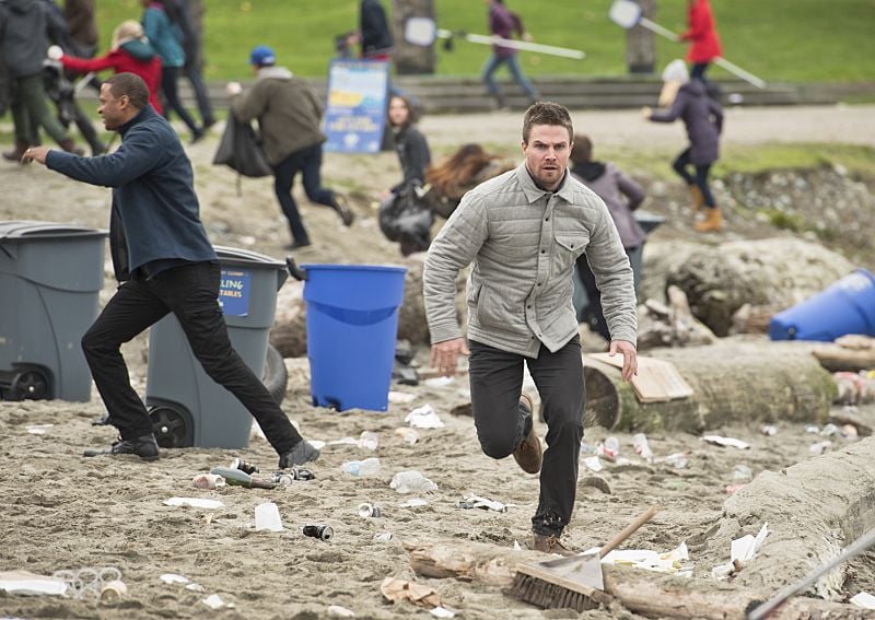 Fotoğraf Stephen Amell, David Ramsey