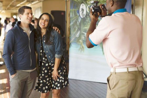 Fotoğraf Andy Samberg, Melissa Fumero