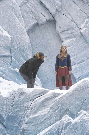 Supergirl : Fotoğraf Mehcad Brooks, Melissa Benoist