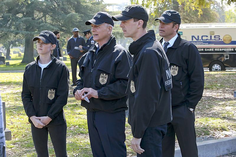 Fotoğraf Sean Murray, Emily Wickersham, Michael Weatherly, Mark Harmon