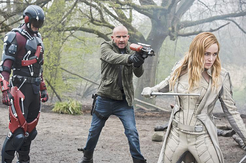 DC's Legends of Tomorrow : Fotoğraf Dominic Purcell, Caity Lotz, Brandon Routh