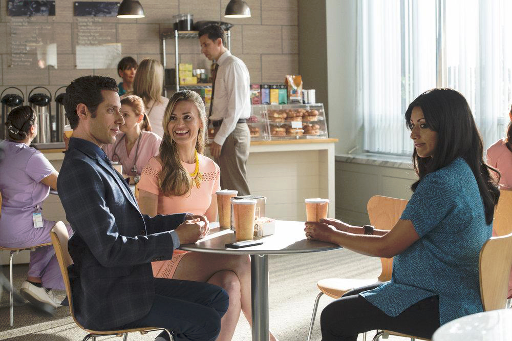 Royal Pains : Fotoğraf Paulo Costanzo, Reshma Shetty, Brooke d'Orsay