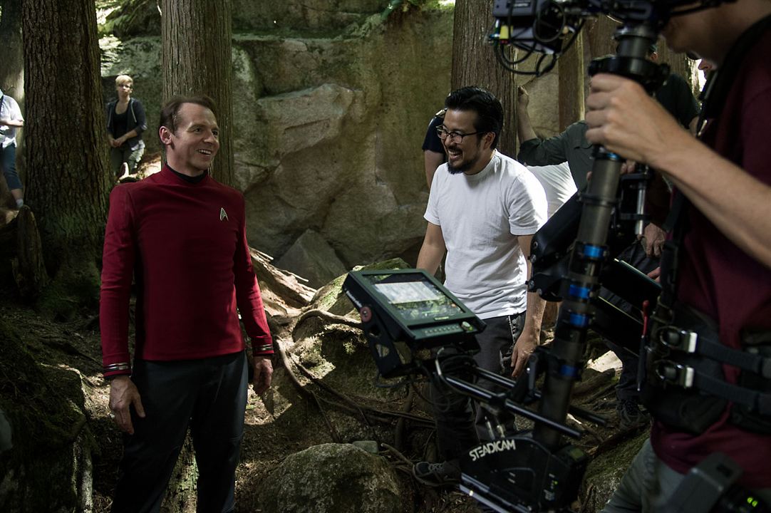 Star Trek Sonsuzluk : Fotoğraf Simon Pegg, Justin Lin