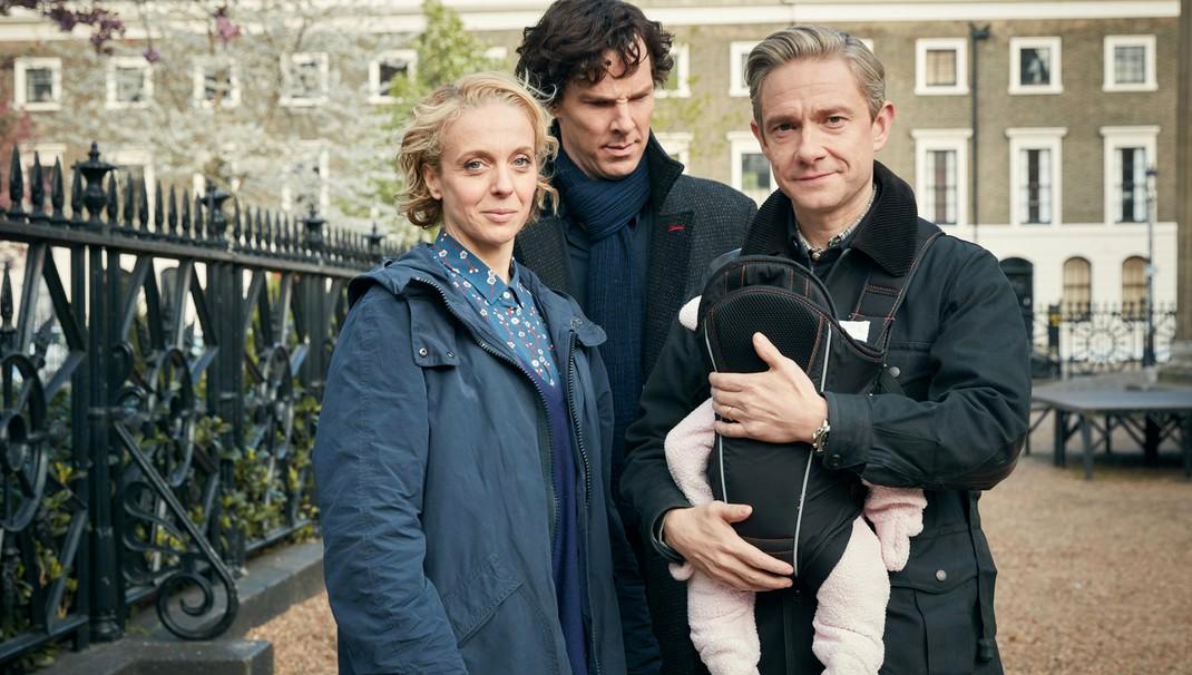 Fotoğraf Martin Freeman, Amanda Abbington, Benedict Cumberbatch