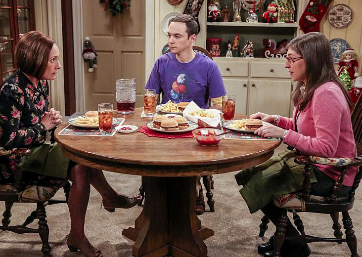 Fotoğraf Mayim Bialik, Jim Parsons, Laurie Metcalf