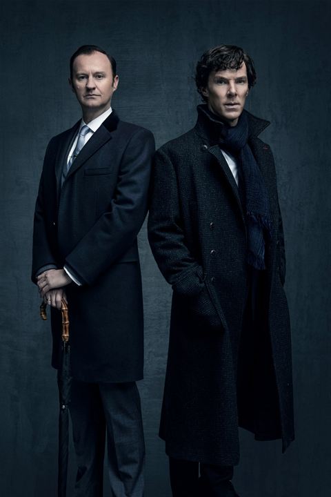 Fotoğraf Mark Gatiss, Benedict Cumberbatch