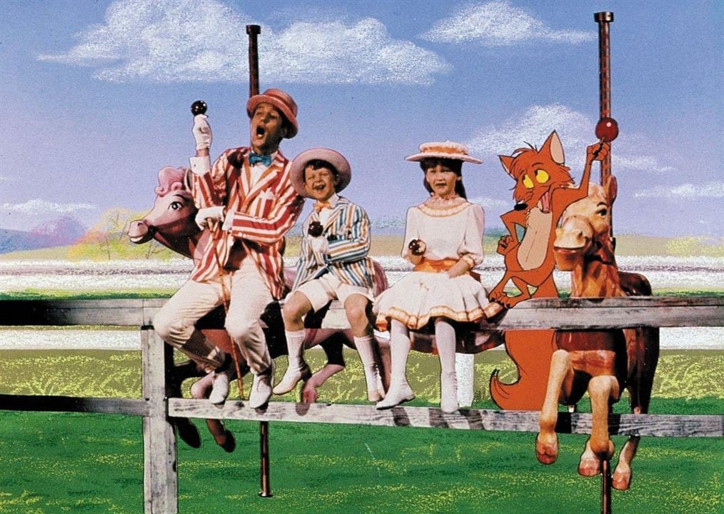 Mary Poppins : Fotoğraf Dick Van Dyke, Karen Dotrice, Matthew Garber
