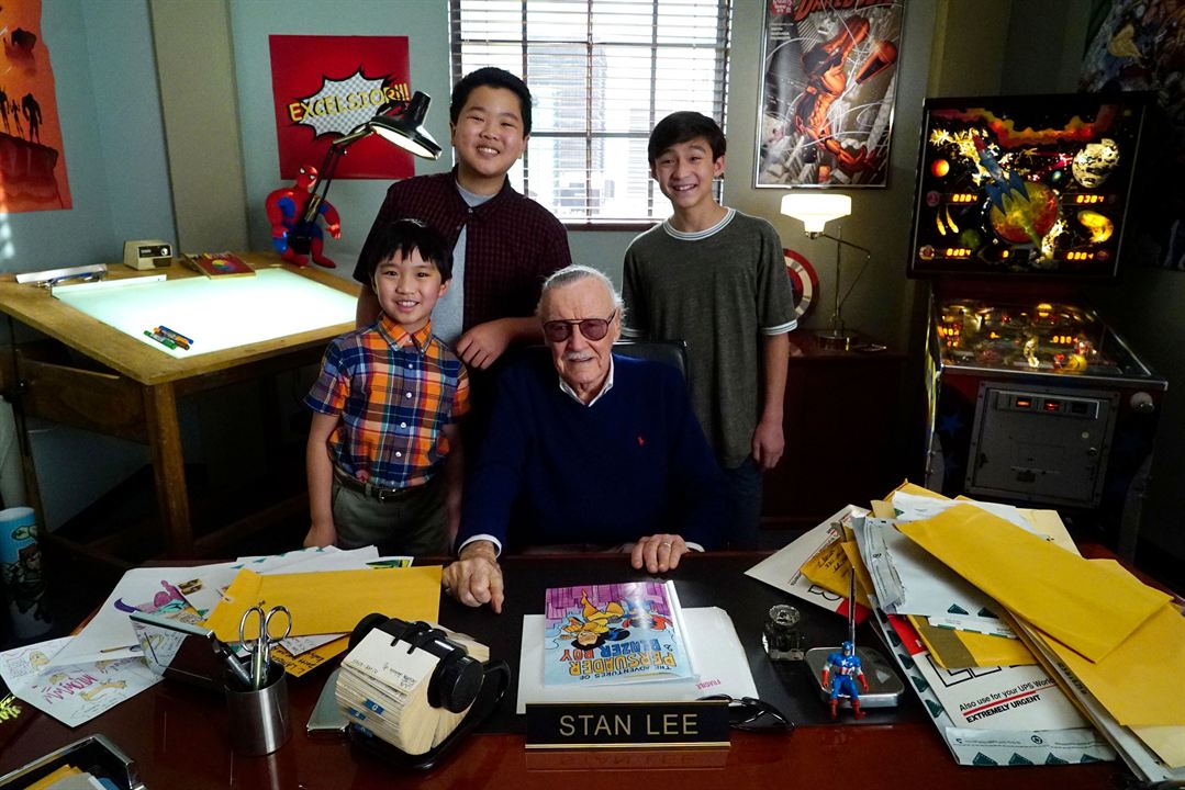 Fotoğraf Stan Lee, Hudson Yang, Ian Chen