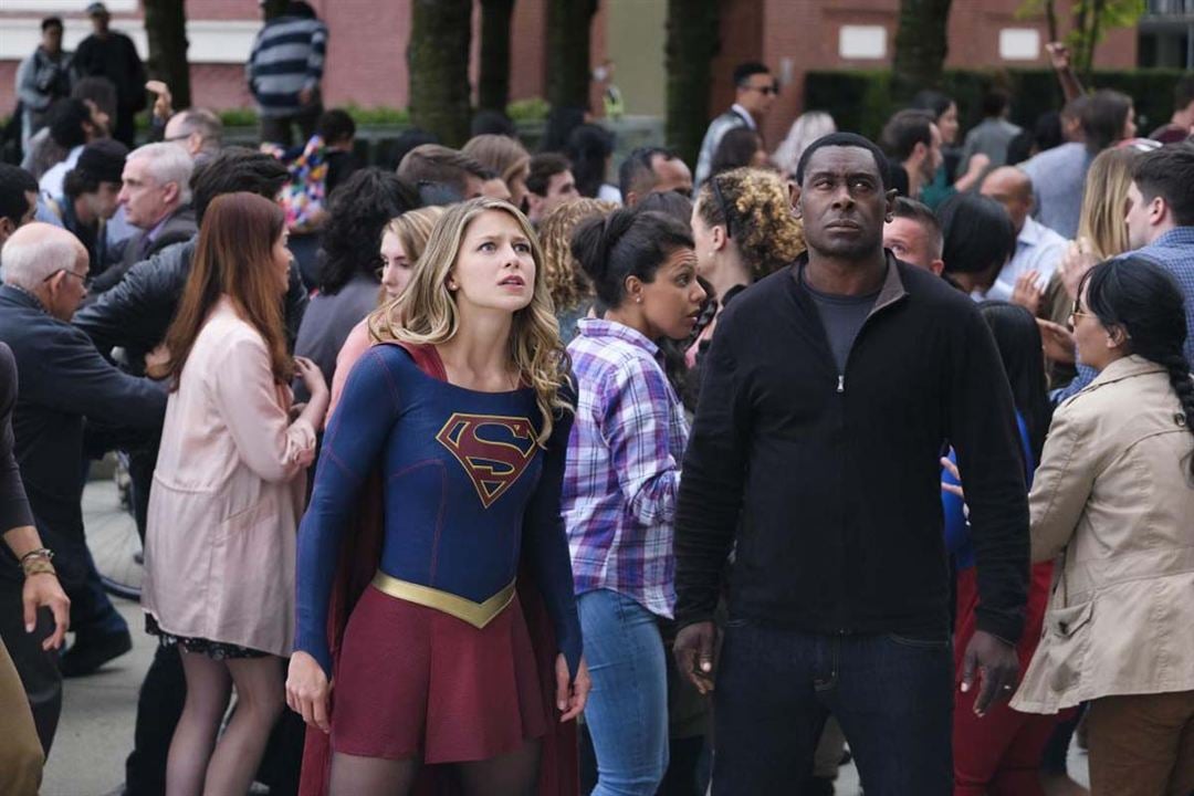 Supergirl : Fotoğraf Melissa Benoist, David Harewood