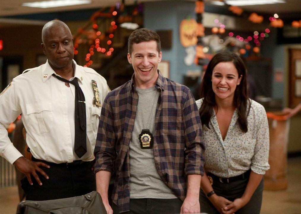 Brooklyn Nine-Nine : Fotoğraf Andy Samberg, Andre Braugher, Melissa Fumero