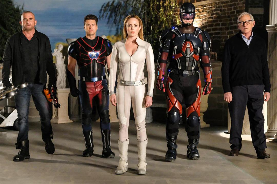 DC's Legends of Tomorrow : Fotoğraf Caity Lotz, Dominic Purcell, Nick Zano, Brandon Routh