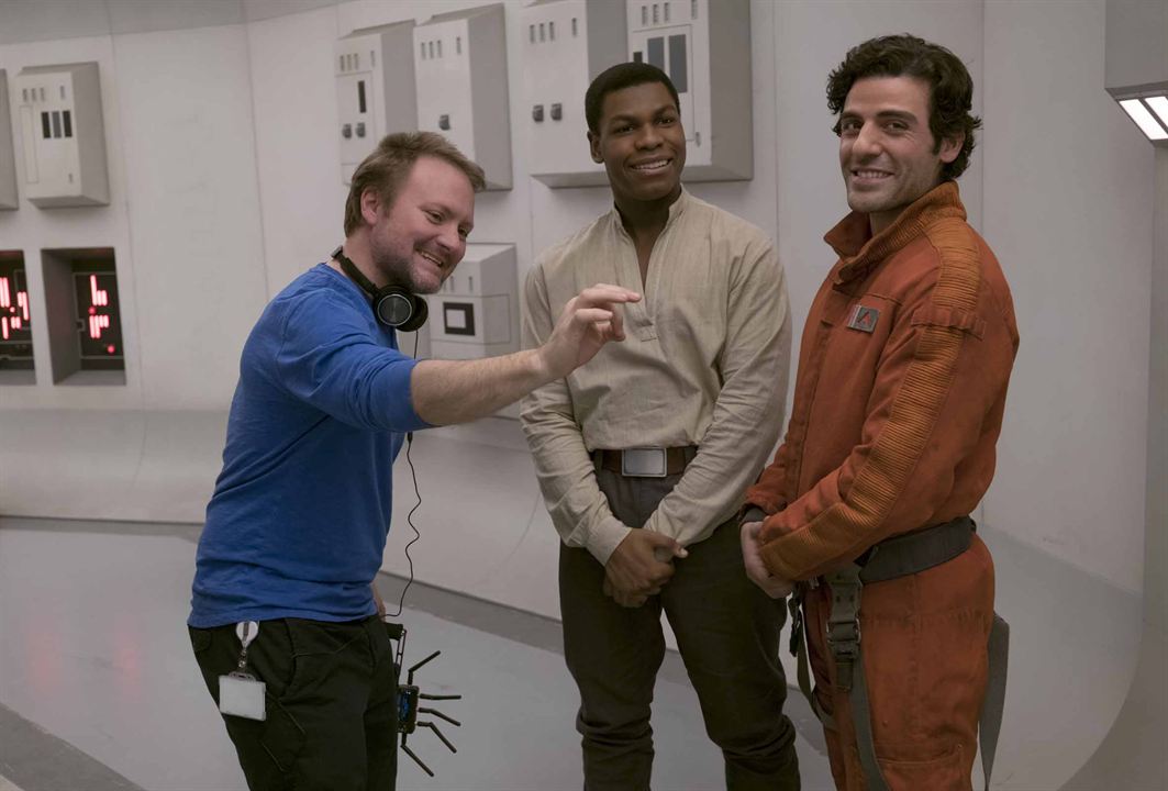 Star Wars: Son Jedi : Fotoğraf Oscar Isaac, John Boyega, Rian Johnson