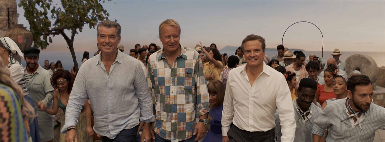 Mamma Mia! Yeniden Başlıyoruz : Fotoğraf Stellan Skarsgård, Colin Firth, Pierce Brosnan
