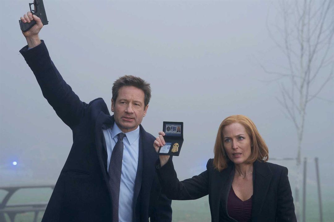 The X-Files : Fotoğraf David Duchovny, Gillian Anderson