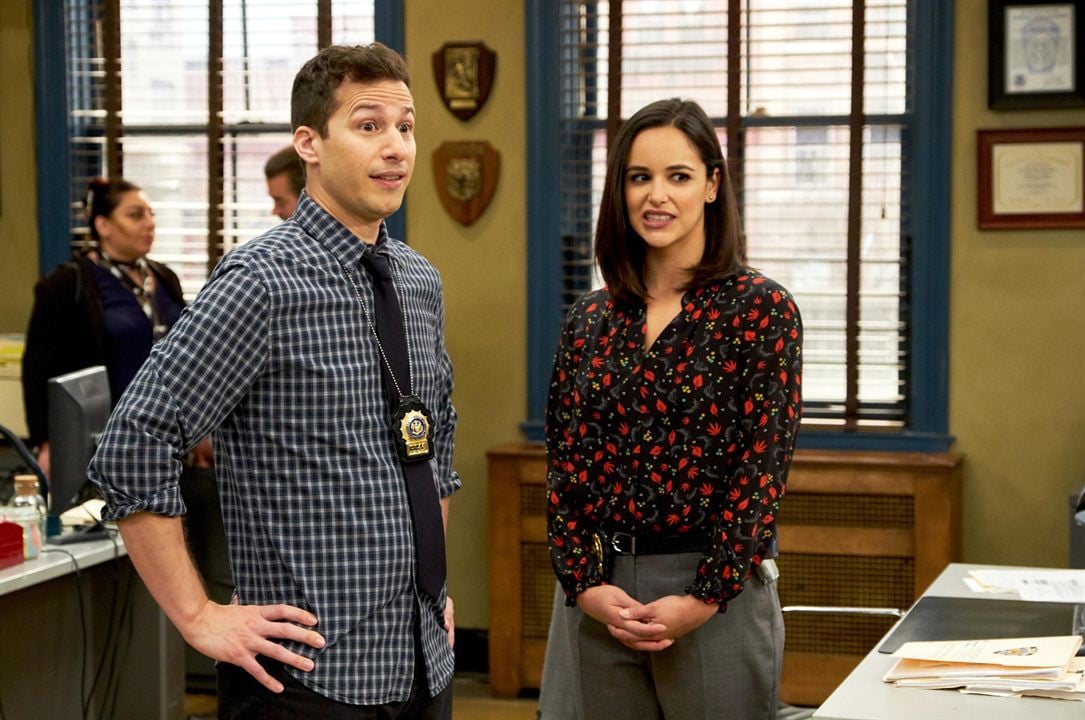 Fotoğraf Andy Samberg, Melissa Fumero