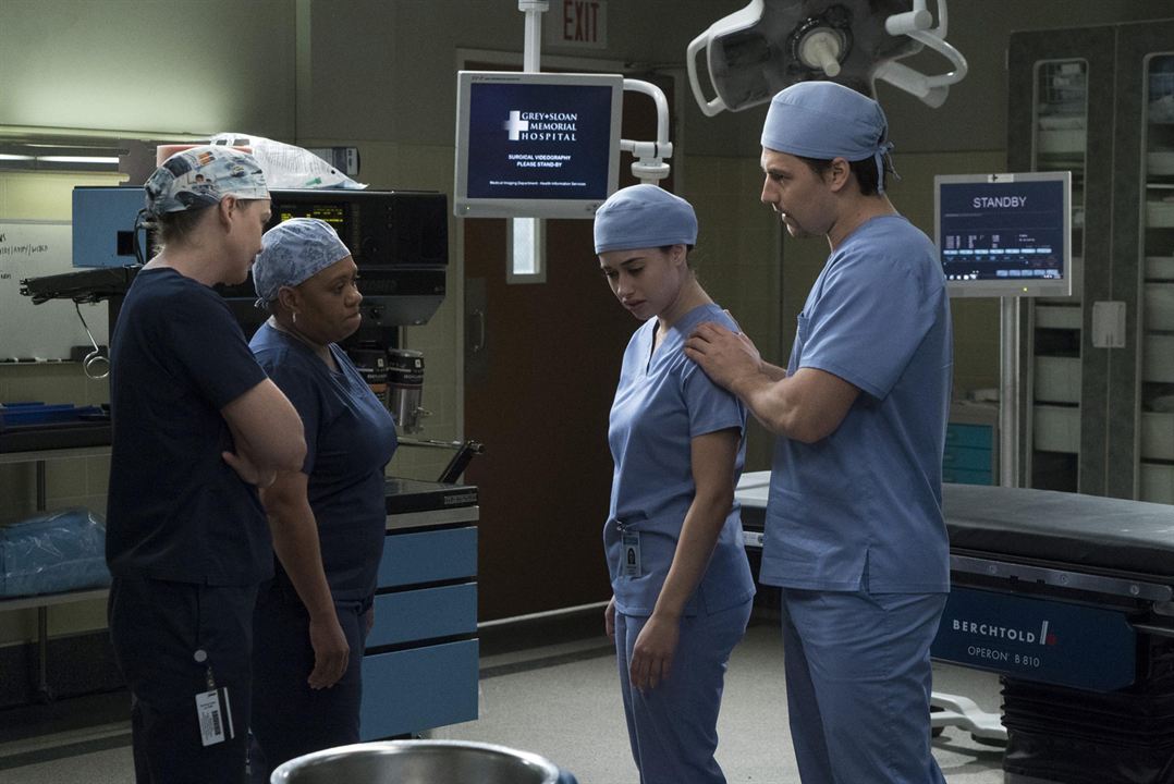 Grey's Anatomy : Fotoğraf Giacomo Gianniotti, Chandra Wilson, Jeanine Mason, Ellen Pompeo