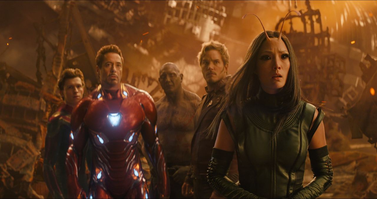 Avengers: Sonsuzluk Savaşı : Fotoğraf Robert Downey Jr., Dave Bautista, Pom Klementieff, Tom Holland, Chris Pratt