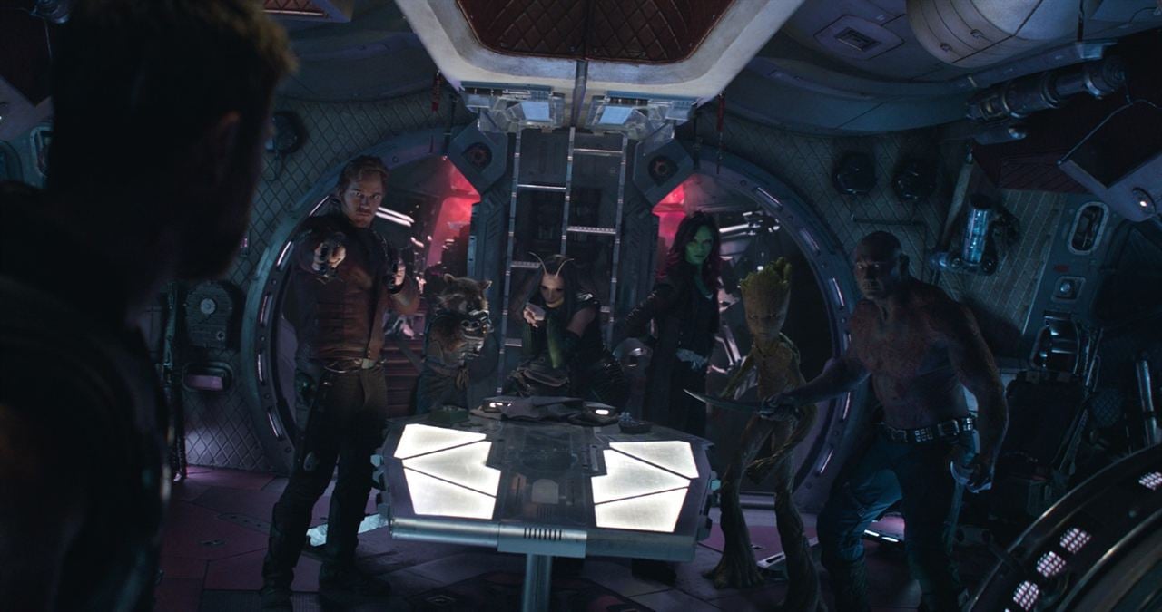Avengers: Sonsuzluk Savaşı : Fotoğraf Dave Bautista, Pom Klementieff, Zoe Saldana, Chris Pratt