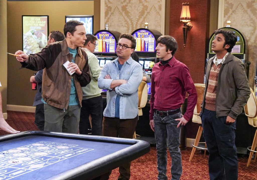The Big Bang Theory : Afiş Simon Helberg, Jim Parsons, Kunal Nayyar, Johnny Galecki