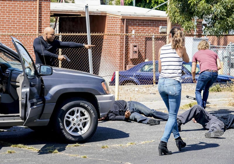 Fotoğraf Daniela Ruah, LL Cool J, Eric Christian Olsen