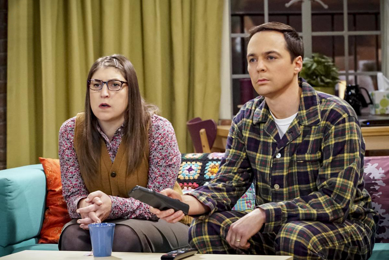 The Big Bang Theory : Afiş Mayim Bialik, Jim Parsons