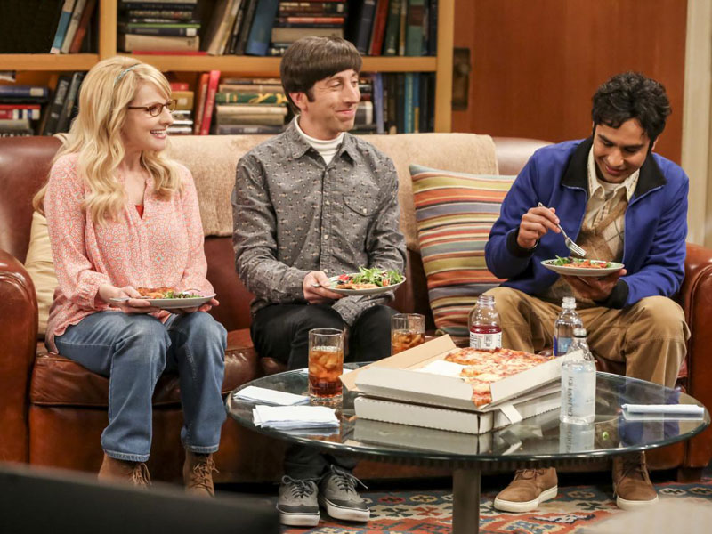 The Big Bang Theory : Fotoğraf Melissa Rauch, Kunal Nayyar, Simon Helberg