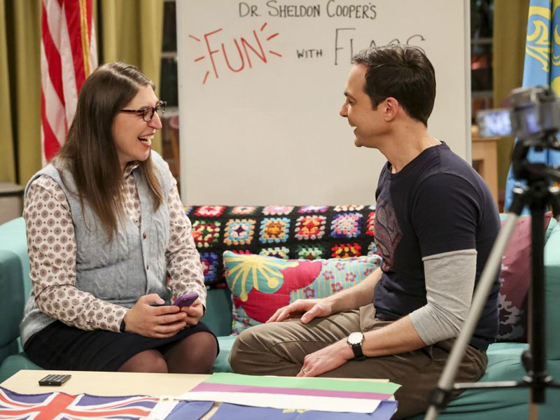 The Big Bang Theory : Fotoğraf Jim Parsons, Mayim Bialik