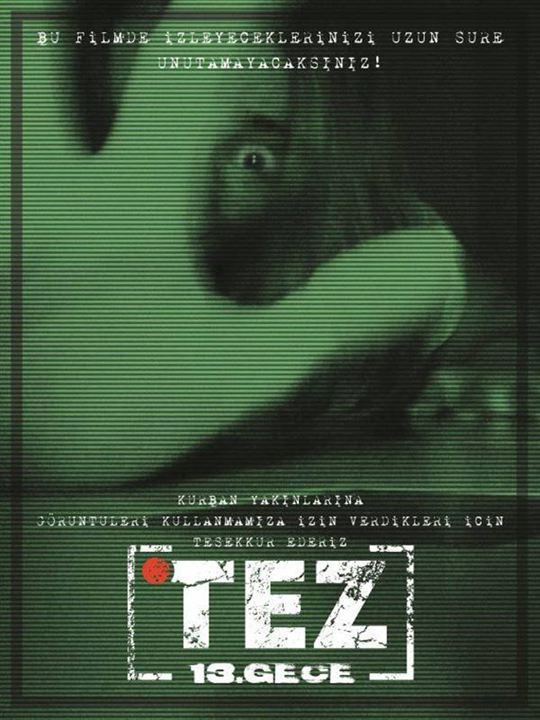 Tez: 13. Gece : Afiş