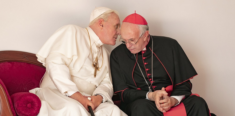 The Two Popes : Fotoğraf Jonathan Pryce, Anthony Hopkins