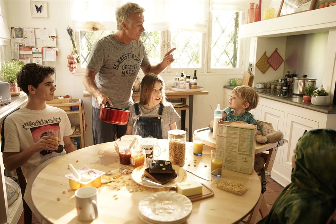 10 jours sans maman : Fotoğraf Franck Dubosc, Violette Guillon, Evan Paturel