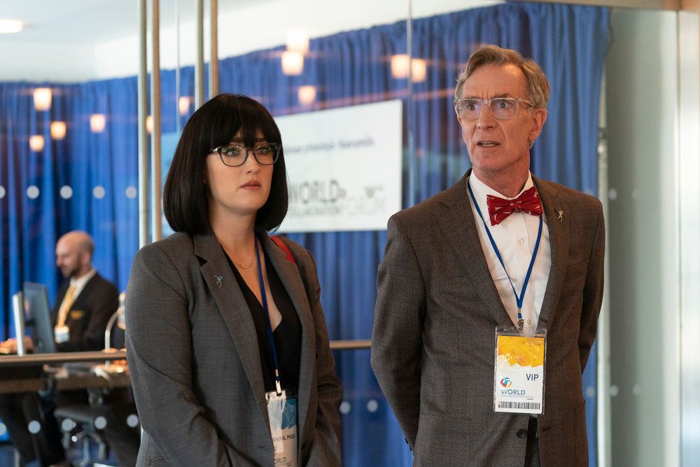 Fotoğraf Ashley Johnson, Bill Nye