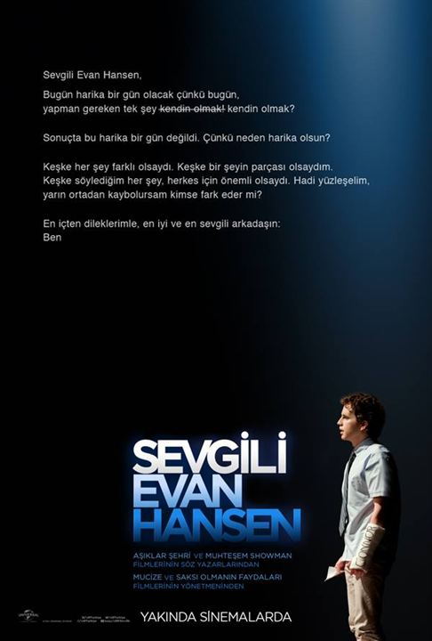 Sevgili Evan Hansen : Afiş
