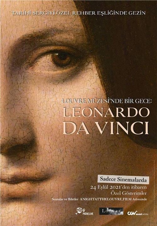 Louvre Müzesi'nde Bir Gece: Leonardo da Vinci : Afiş