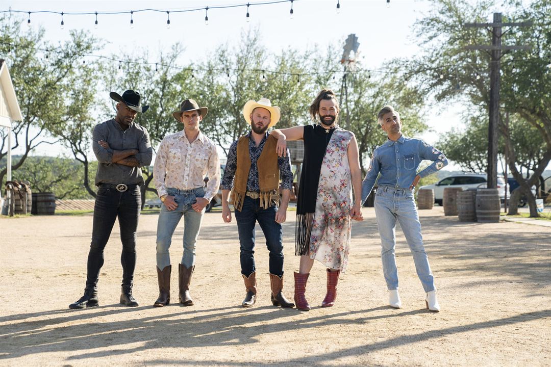 Fotoğraf Antoni Porowski, Jonathan Van Ness, Tan France