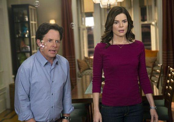 Fotoğraf Betsy Brandt, Michael J. Fox