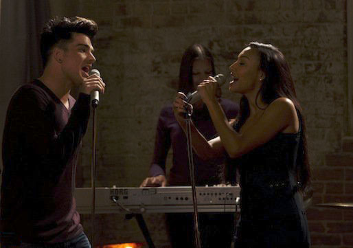Glee : Fotoğraf Naya Rivera, Adam Lambert