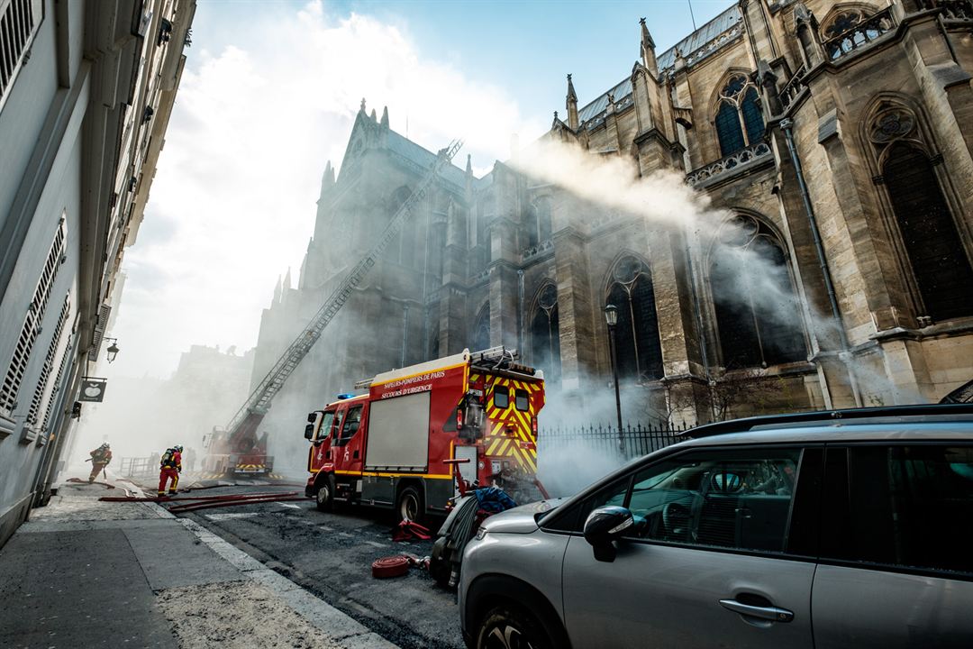 Notre-Dame brûle : Fotoğraf
