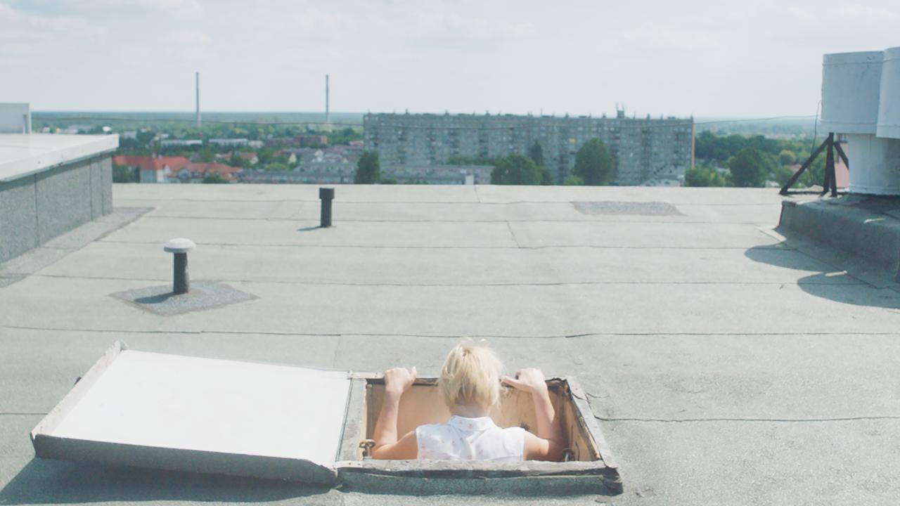 Kobieta na dachu : Fotoğraf