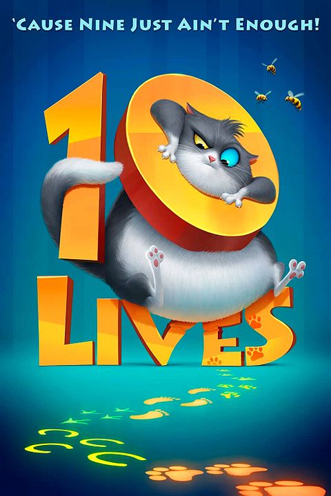 Meraklı Kedinin 10 Yaşamı : Afiş