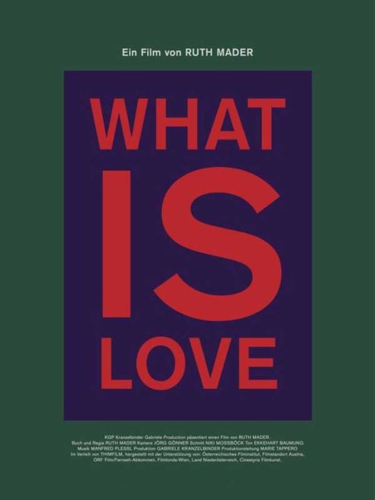 What Is Love : Afiş