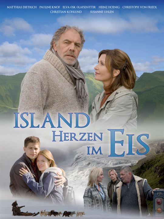 Island - Herzen im Eis : Afiş