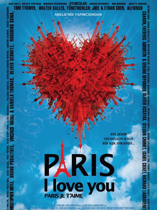 Paris, Seni Seviyorum : Afiş