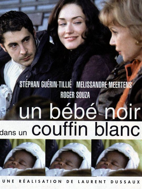 Un bébé noir dans un couffin blanc : Afiş